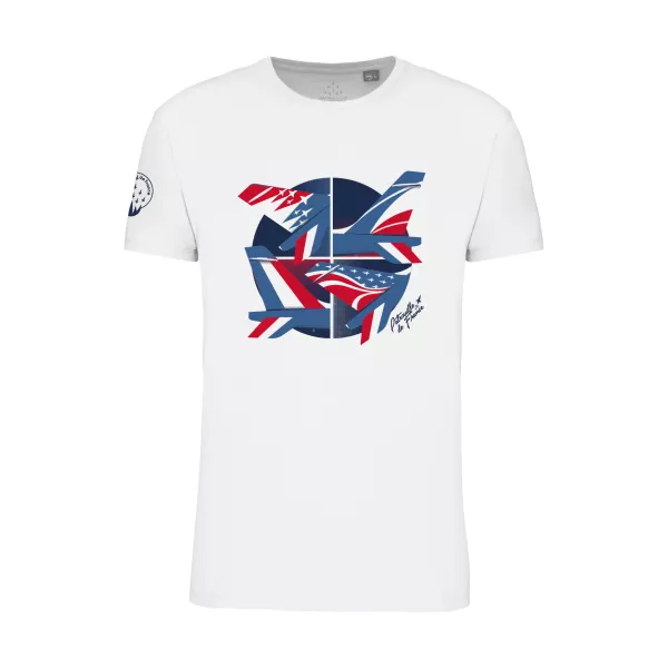 T-shirt blanc Patrouille de France