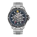Montre Athos 5 Automatique - Cadran Noir et Bracelet Acier