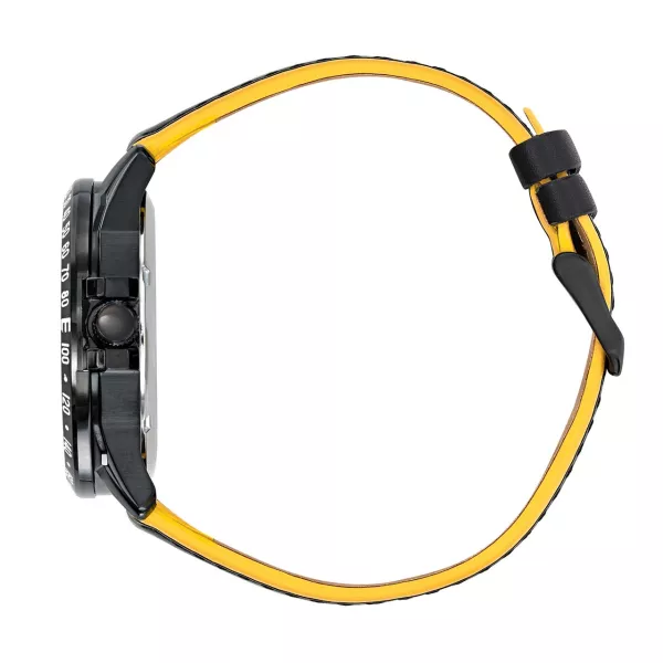 Bracelet noir et jaune.