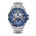 Montre Athos 8 Automatique - Cadran Bleu et Bracelet Acier