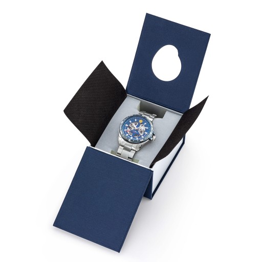 Montre Athos 8 Automatique - Cadran Bleu et Bracelet Acier