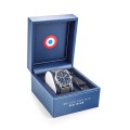 Coffret Edition Spéciale Big Nine - Montre chronographe quartz - Cadran Bleu et Bracelet Acier