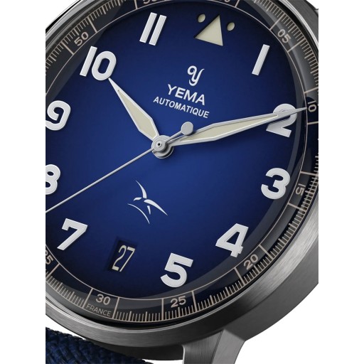 Montre FLYGRAF FLIEGER Bleu - Yema x Armée de l'Air et de l'Espace