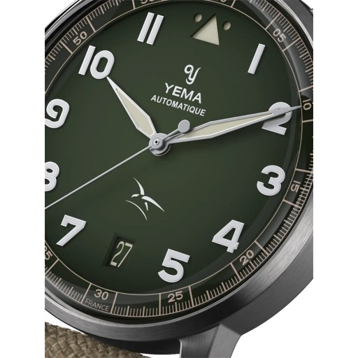 Montre FLYGRAF FLIEGER Khaki - Yema x Armée de l'Air et de l'Espace