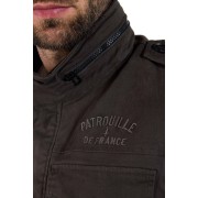 Broderie vert kaki "Patrouille de France" sur le coeur.