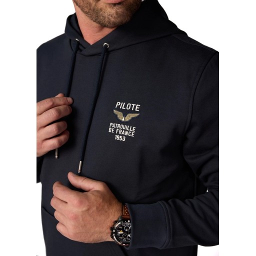 Sweat-shirt Bleu Marine Fact French - Redskins x Patrouille de France