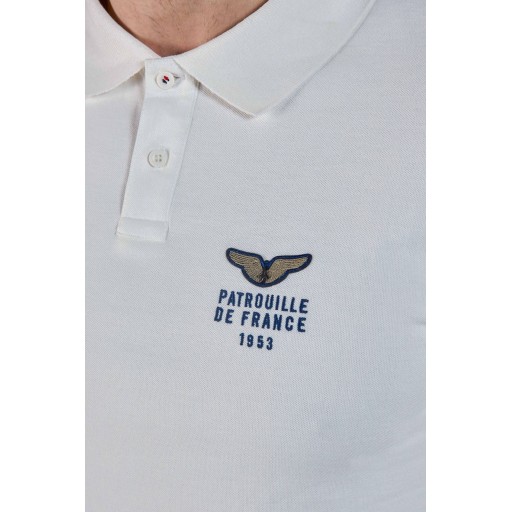 Polo Blanc First Club - Redskins x Patrouille de France