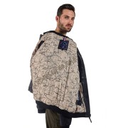 Blouson en Cuir Noir Firefly Earth - Redskins x Patrouille de France