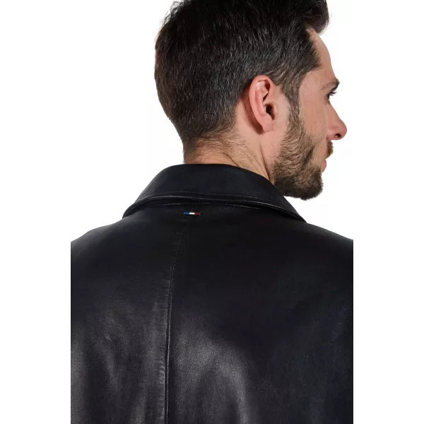 Blouson en Cuir Noir Firefly Earth - Redskins x Patrouille de France