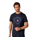 T-shirt Bleu Marine Jaguar Mercerise - Redskins x Patrouille de France