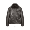 Blouson en Cuir Marron Jet French Atlas - Redskins x Armée de l'Air et de l'Espace