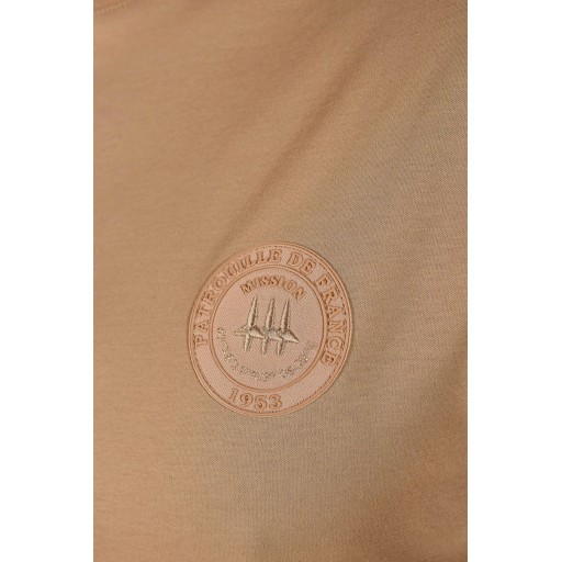 T-shirt Beige foncé Terra Mercerise - Redskins x Patrouille de France
