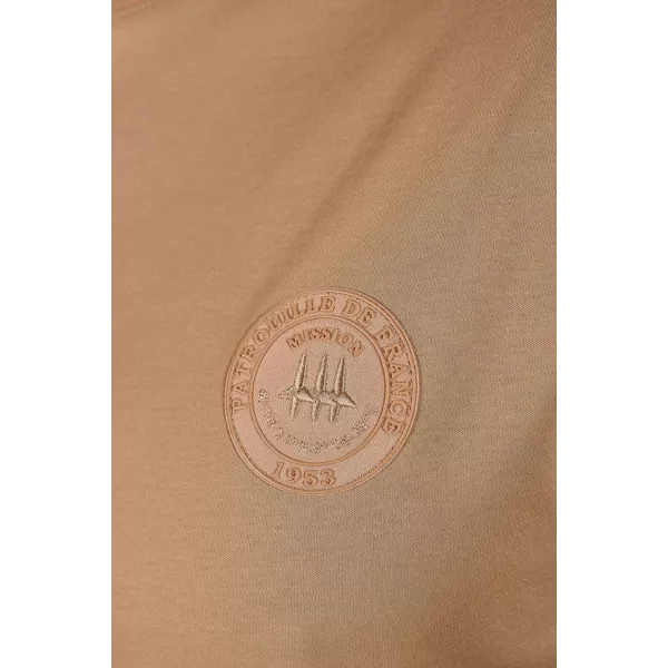 Logo PATROUILLE DE FRANCE imprimé côté cœur en ton sur ton