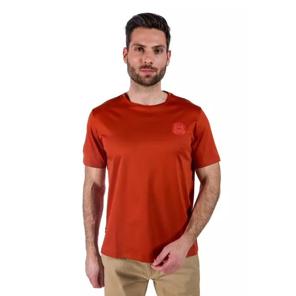 T-shirt Rouge au col rond