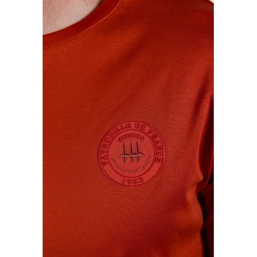 T-shirt Rouge Terra Mercerise - Redskins x Patrouille de France