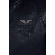 Blouson en Cuir Bleu Marine Turbo Jet - Redskins x Patrouille de France