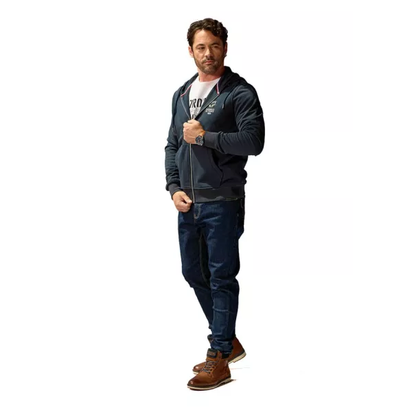 Sweat-shirt Bleu Marine Twin French - Redskins x Patrouille de France