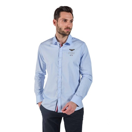 Chemise Bleu Pacific Triomphe - Redskins x Patrouille de France