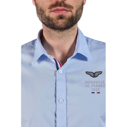 Chemise Bleu Pacific Triomphe - Redskins x Patrouille de France