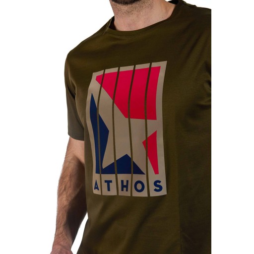T-shirt Kaki Zoom Mercerise - Redskins x Patrouille de France