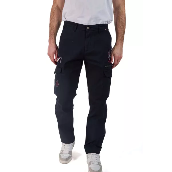 Pantalon large bleu marine