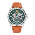 Montre Athos 8 Automatique - Cadran Vert et Bracelet Cuir vert