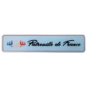 Magnet bleu ciel avec inscription Patrouille de France