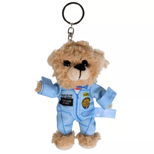Porte-clé Ourson Pilote Athos - Patrouille de France x One Bird