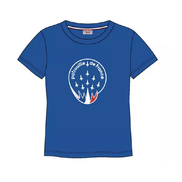 T-shirt Enfant Bleu Royal - Patrouille de France