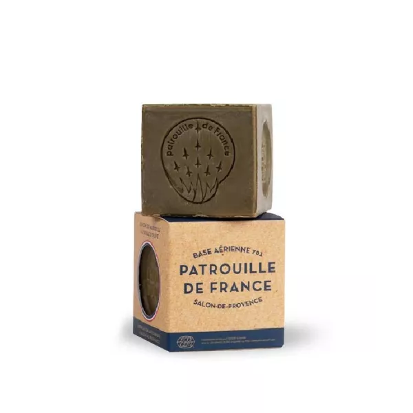 Savon de Marseille vert 200g. - Patrouille de France x Marius Fabre