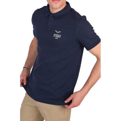 Polo Bleu Marine First Club - Redskins x Patrouille de France