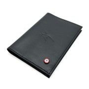 Porte passeport Louis Cuir lisse Noir - Armée de l'Air et de l'Espace x Larmorie