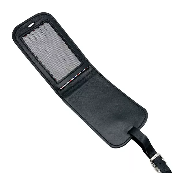 Intérieur permettant de glisser les informations personnelles du propriétaire du bagage.