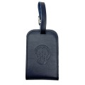 Porte adresse Jules Cuir lisse Lune Bleue - Patrouille de France x Larmorie