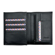 L'autre partie offre deux poches en grille pour les cartes d'identité et permis de conduire.