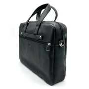 Profil du sac en cuir avec anse amovibles.