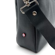 Porte document Antoine Cuir Grainé Noir - Armée de l'Air et de l'Espace x Larmorie