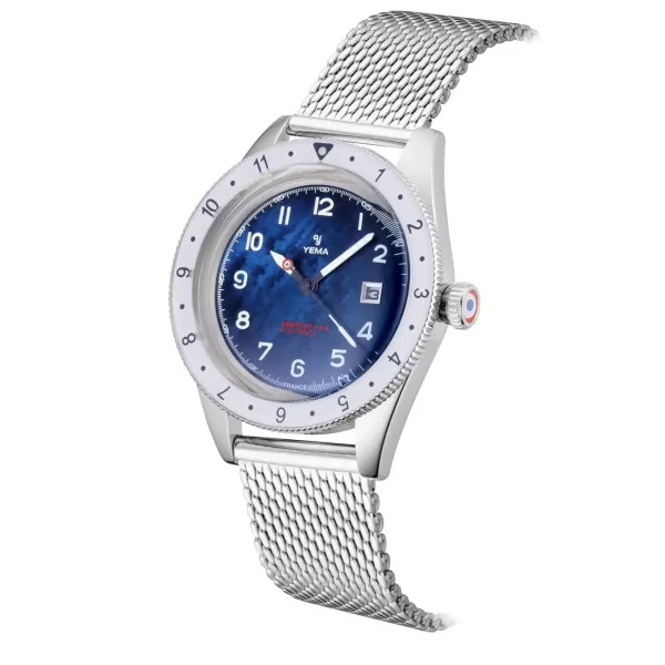 Montre FLYGRAF UTC Femme - 2 Bracelets - Yema x Armée de l'Air et de l'Espace