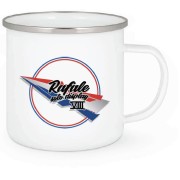 Mug en métal Blanc 30ml - Rafale Solo Display