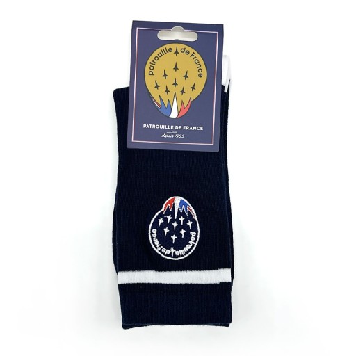 Chaussettes présentées sur un cavalier.