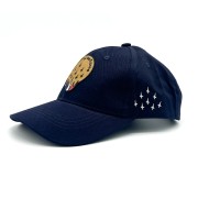 Casquette bleu marine avec patch de la patrouille de France sur l'avant