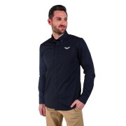 Chemise Bleu Marine à manche longue