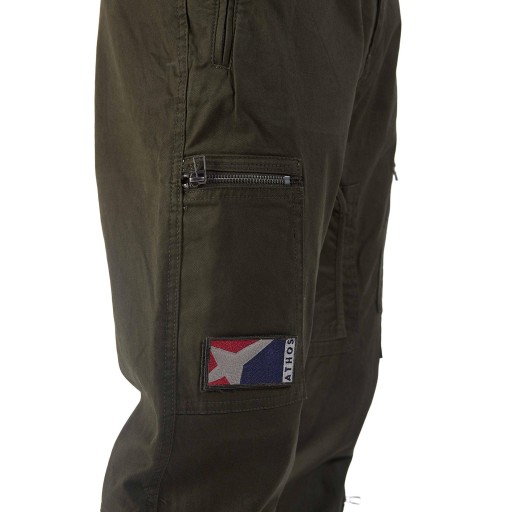 Poches latérales avec patch brodé