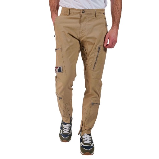 Pantalon Sable avec nombreux zips