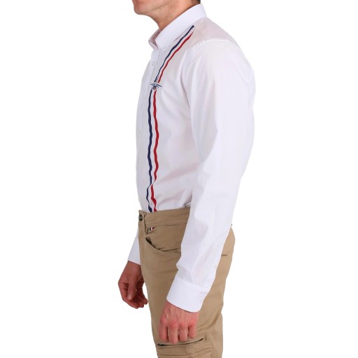 Chemise Blanche Owens Triomphe - Redskins x Patrouille de France