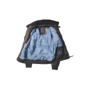 Doublure intérieure bleue ciel avec dessin d'avions.