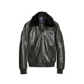 Blouson en Cuir Khaki Rafal 2.0 Ycon - Redskins x Patrouille de France