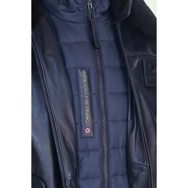 Doublure intérieure brodée Patrouille de France