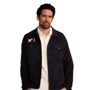 Surchemise Bleu Marine Report Velours - Redskins x Patrouille de France