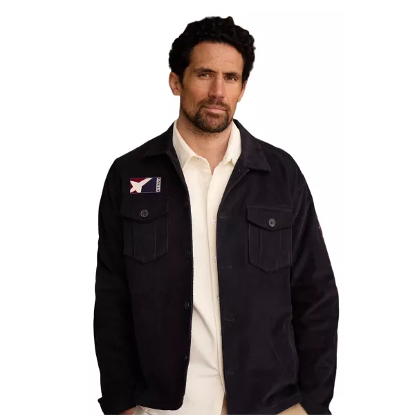 Surchemise Bleu Marine Report Velours - Redskins x Patrouille de France